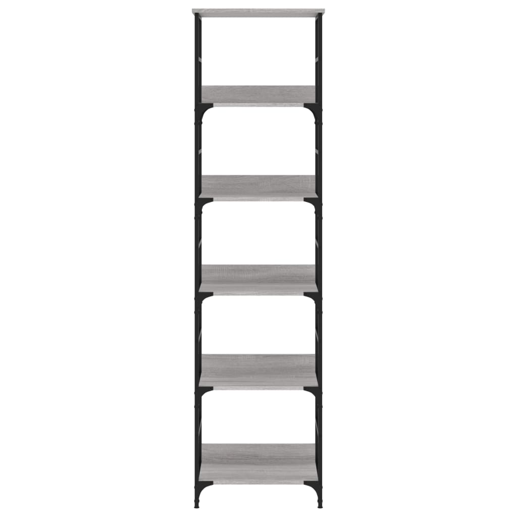 Bookshelf Grey Sonoma 50x33x188.5 cm Engineered Wood